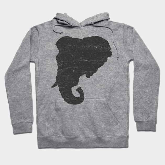 Elephant Head Hoodie by RadCoolguy